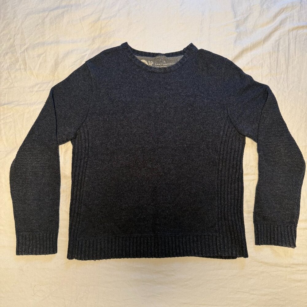90's Vintage Coastal Navy Blue GAP San Francisco Sweater L